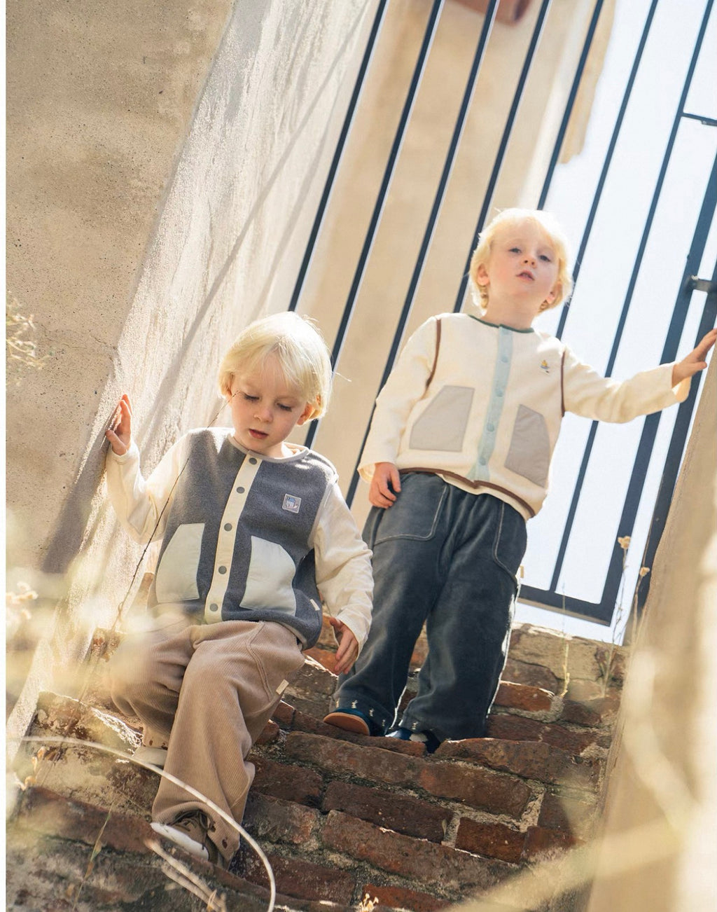 Everyday Layer Snap Vest Warm Cream