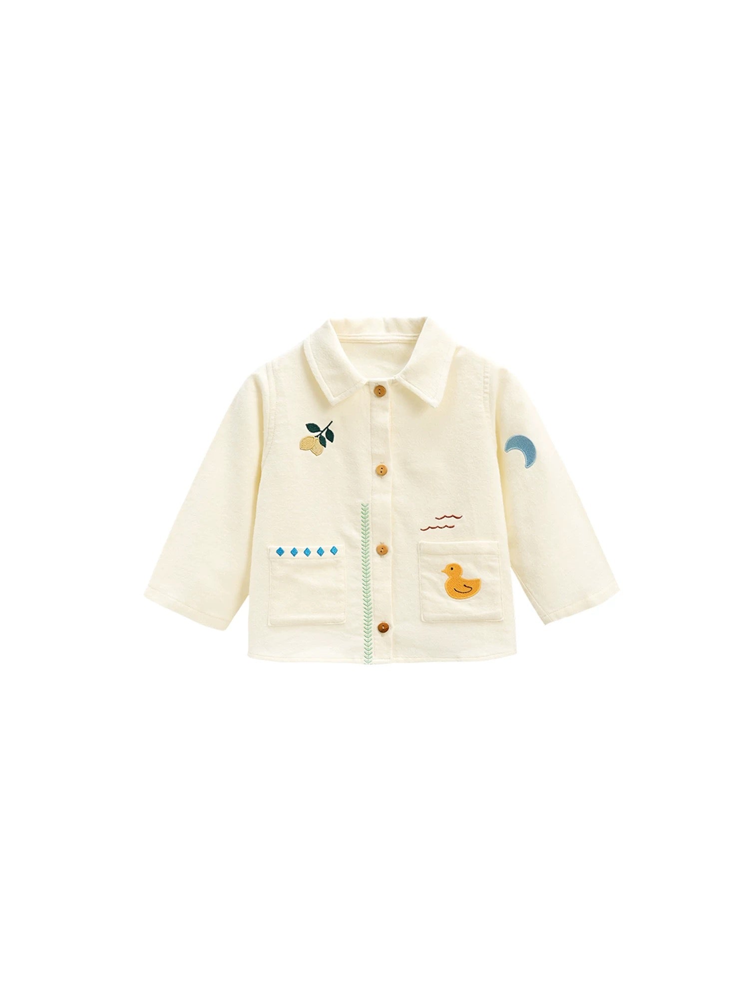 Quiet Garden Button Jacket Soft Cream