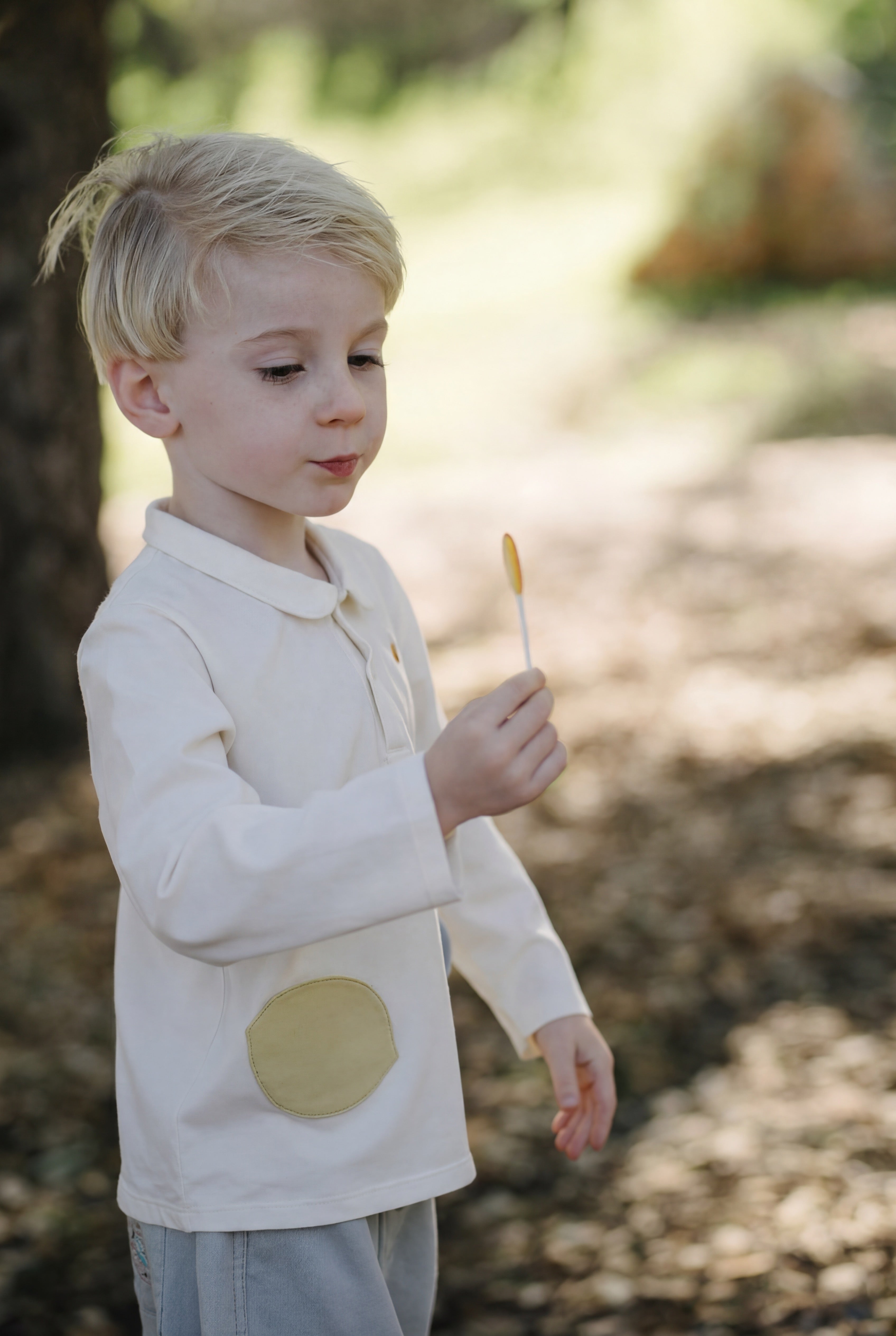 Little Patch Polo Top