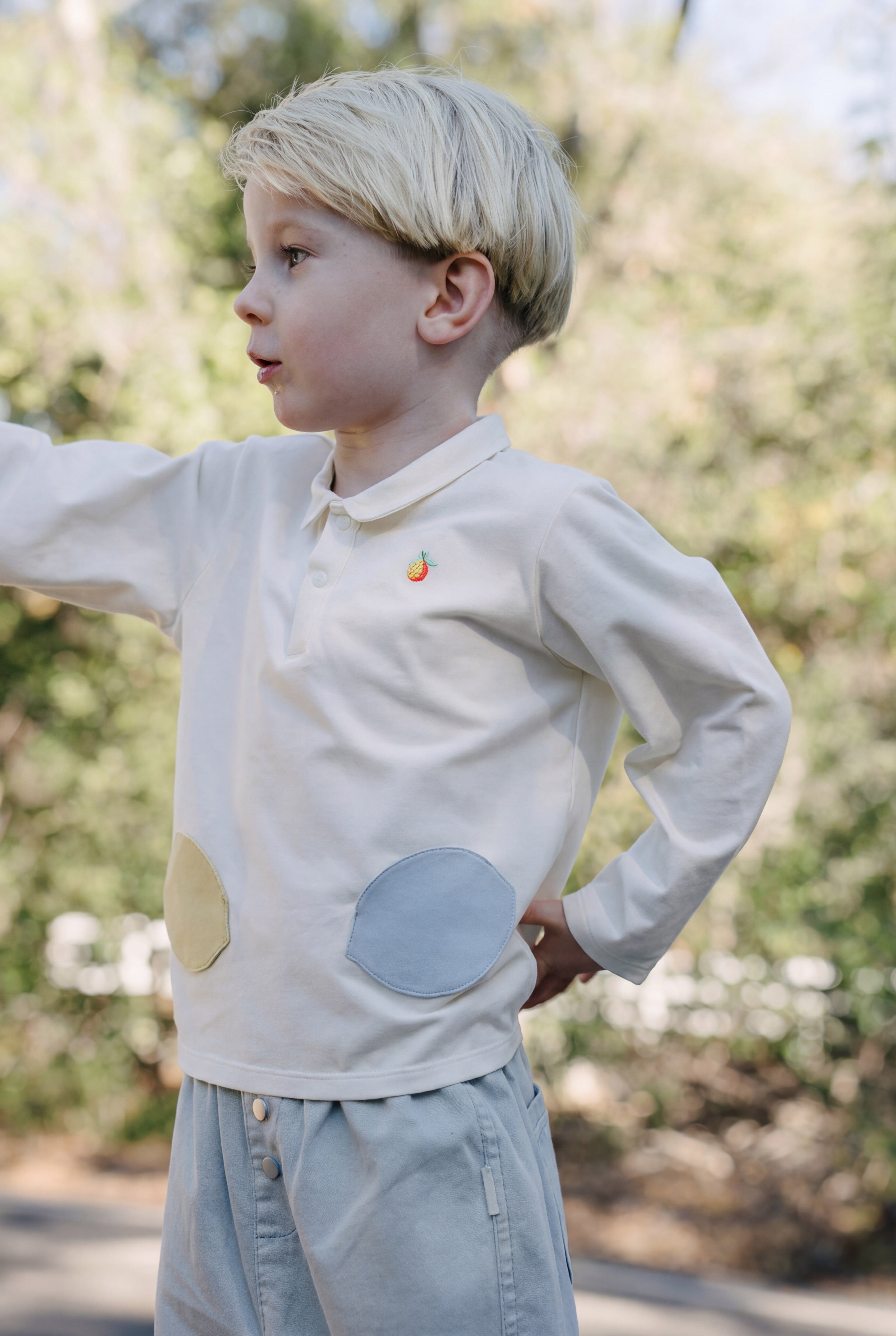 Little Patch Polo Top