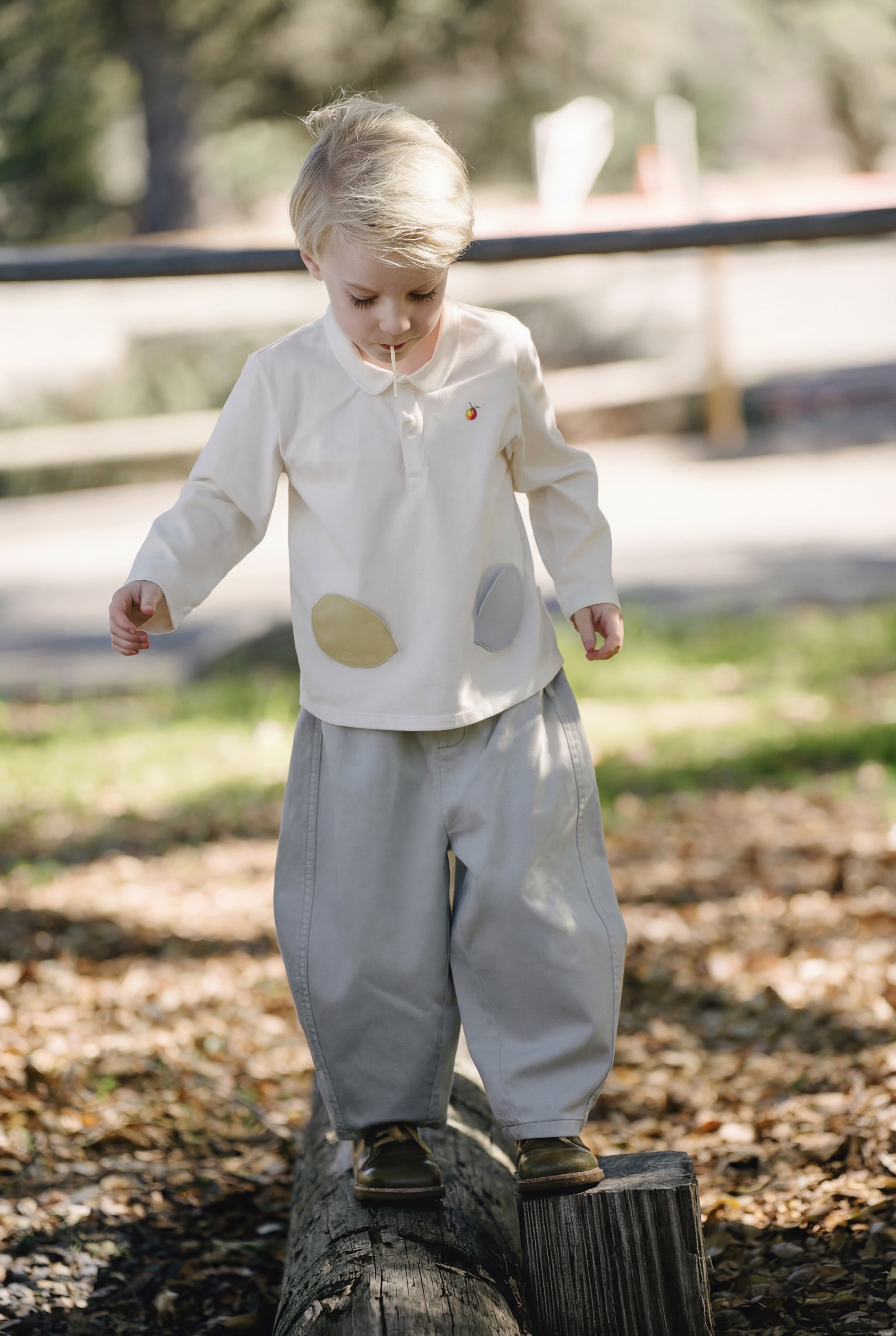 Little Patch Polo Top